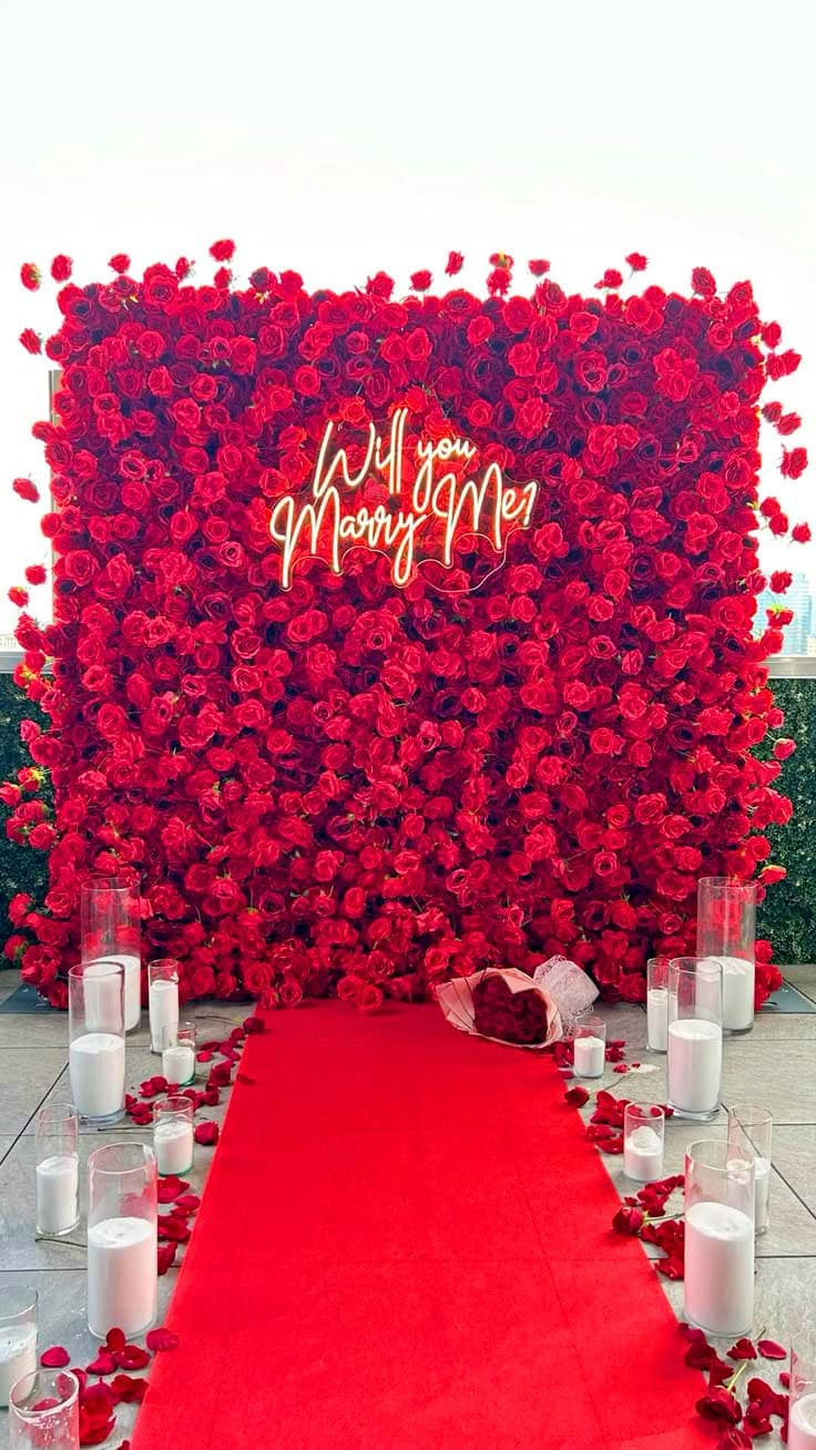 Proposal flower arrangement Nairobi Kenya